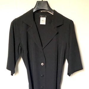 Agnus B Classic French Button Down Wrap Dress